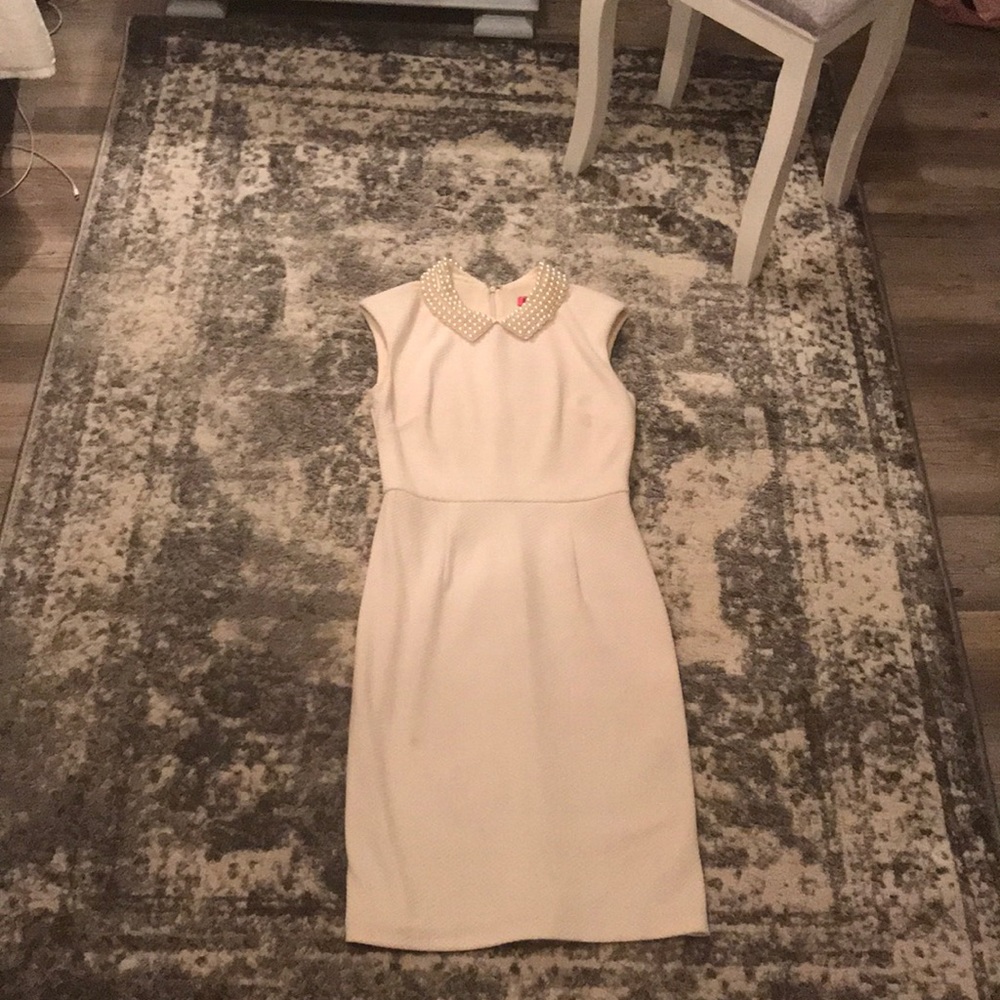 🌟💫Classy Cream Pearly Dress💫🌟